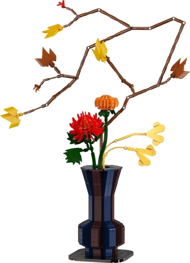 Set de construcción CaDA Floral Art Autumn Ember – arreglo floral de 61 cm, 794 piezas