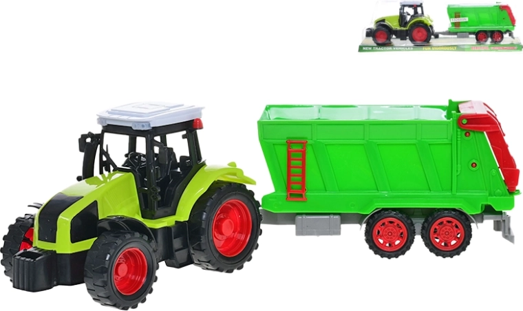 Tractor con remolque con volante de inercia 36 cm