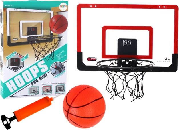 Canasta de Baloncesto para Casa con Contador Electrónico y Sonidos