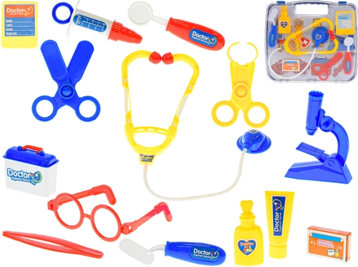 Maletín de médico para niños – set de 14 piezas