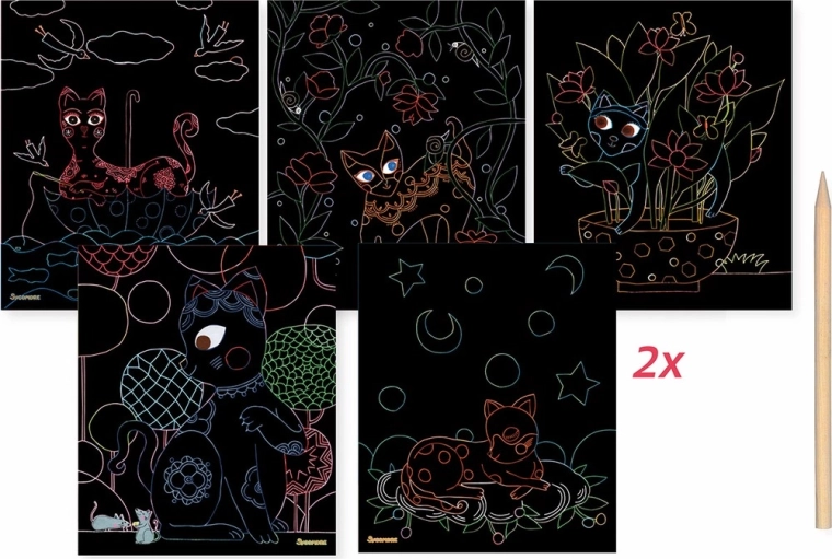 Artissimo imágenes para rascar de gatos