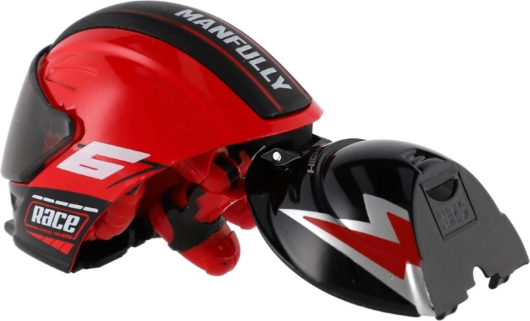 Casco desmontable para mayor realismo