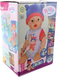 Muñeco BABY born Jonas 43 cm con accesorios