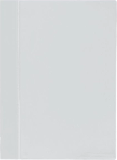 Carpeta de pinza A4 de PVC sin bolsillo frontal – blanca