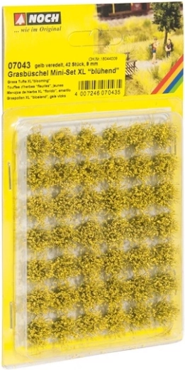 Matas de hierba florecida XL de Noch – mini set 42 uds