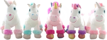 Unicornio de peluche con sonidos 22 cm