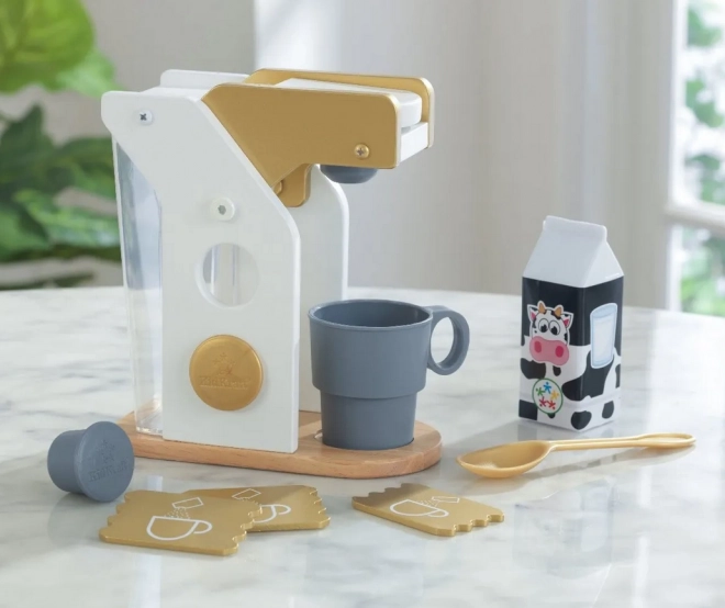 Cafetera infantil con accesorios – dorada KIDKRAFT