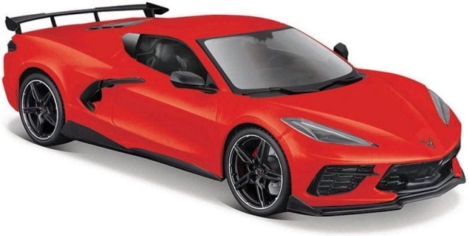 Maisto Chevrolet Corvette Stingray Coupé 2020 – modelo metálico 1:24 rojo