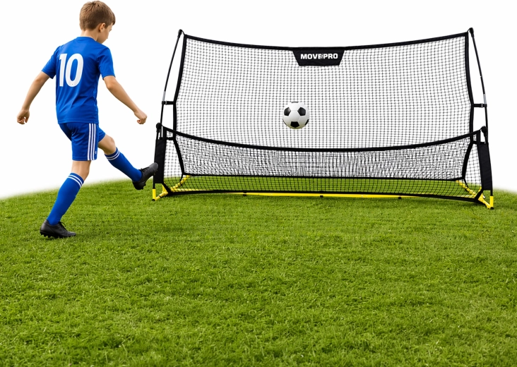 Rebounder de fútbol MOVEPRO de doble cara 223 × 118 cm