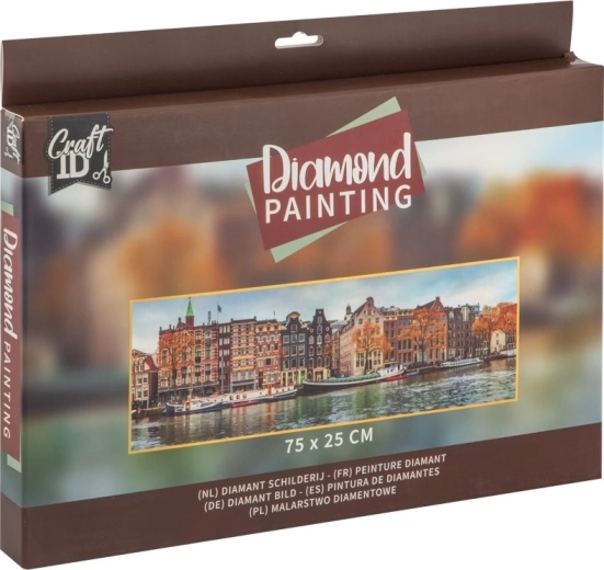 Pintura de diamantes CRAFT ID Amsterdam 75 × 25 cm