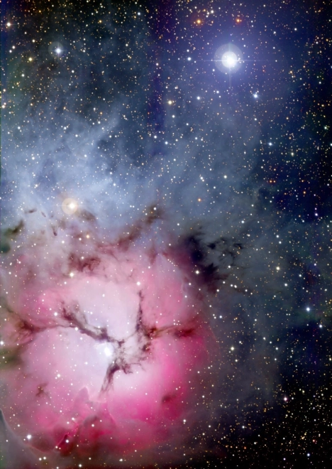 Puzzle Nebulosa Trífida 1000 piezas