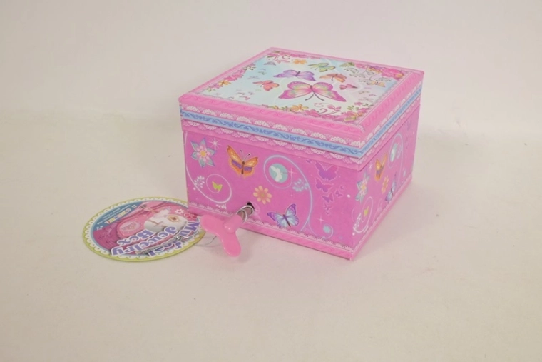 Caja de música clásica Pecoware con mariposas