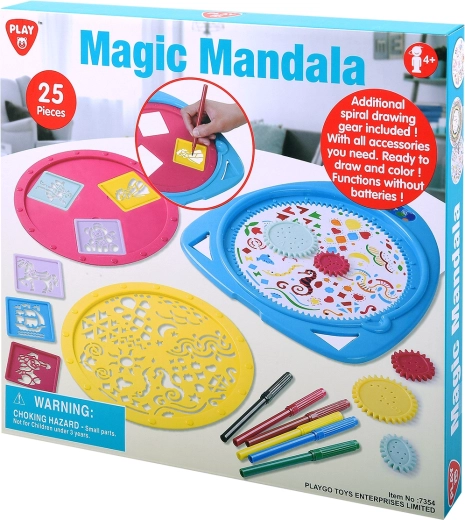 Playgo mandala mágica – set creativo de 25 piezas