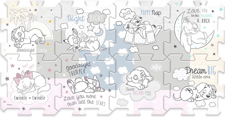 Puzzle de espuma con personajes Disney TREFL