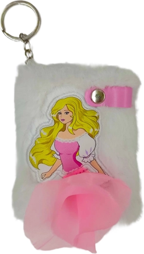 Mini cuaderno de felpa A7 Princesa