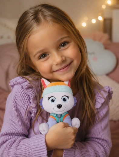 Suave compañera de peluche