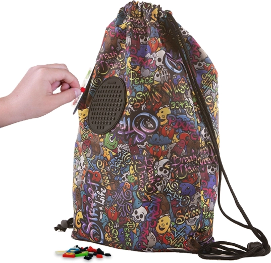 Bolsa saco Pixie crew para la espalda graffiti