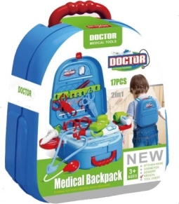 Set de doctor para niños 17 piezas mochila