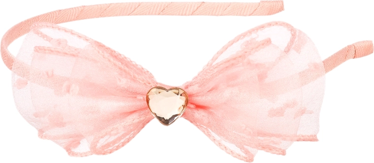 Souza! diadema para el cabello Leah con lazo rosa