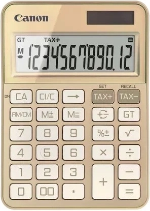 Calculadora de sobremesa Canon KS-125KB, 12 dígitos, alimentación dual, diseño ecológico