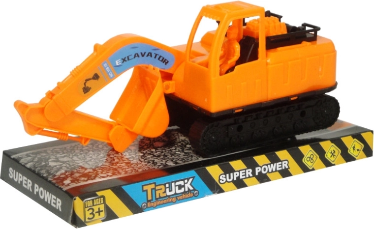 Máquina de construcción: excavadora de orugas para niños