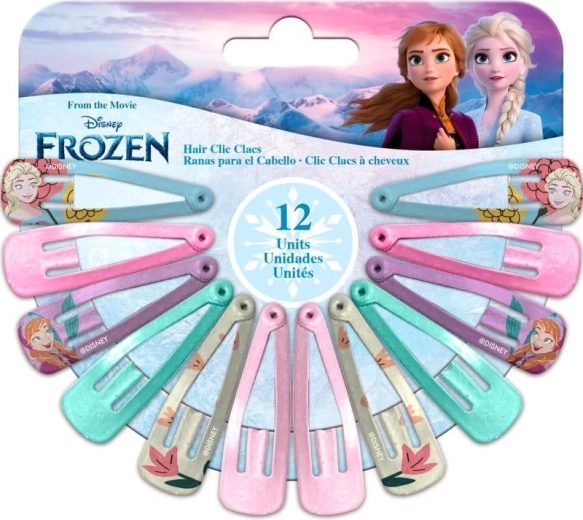 Set de horquillas para el pelo Frozen (12 uds.)