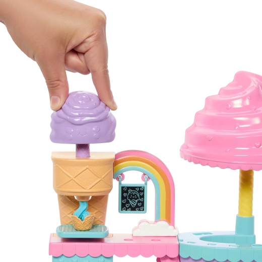 Fabricación de espirales de helado con plastilina