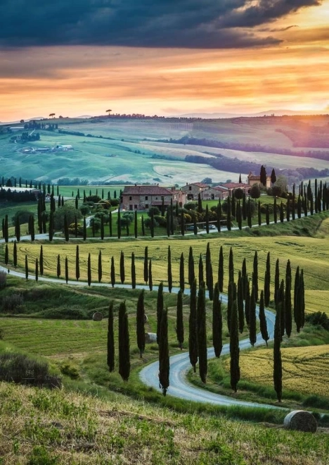 Puzzle RAVENSBURGER Val d'Orcia, Toscana – 1000 piezas