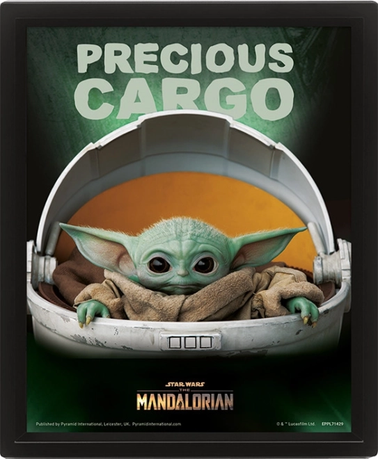 Cuadro 3D STAR WARS: The Mandalorian – Precious Cargo