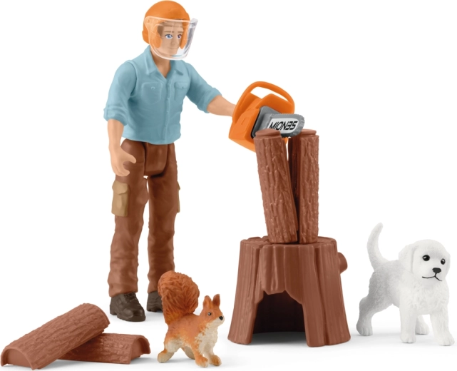 Guardabosques – set de juego SCHLEICH Pocket Set