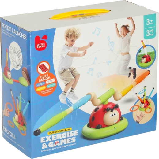 Juego infantil interactivo mariquita 3 en 1
