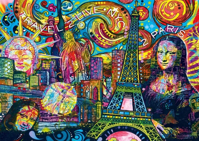 Puzzle Viajes icónicos 1000 piezas