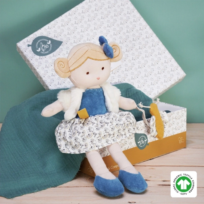 Doudou Jolijou Muñeca Pollen con abejita 25 cm