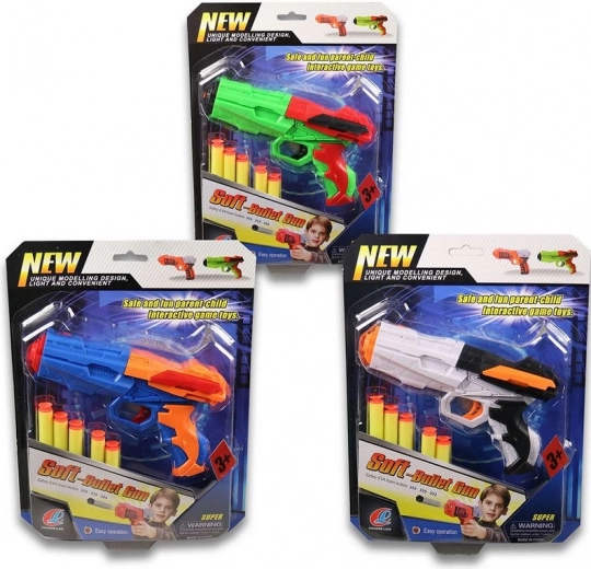 Pistola con Balas de Espuma 17,5 cm