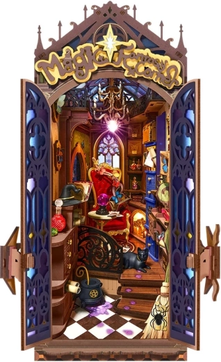 RoboTime rompecabezas 3D sujeta libros rincón de fantasía mágico