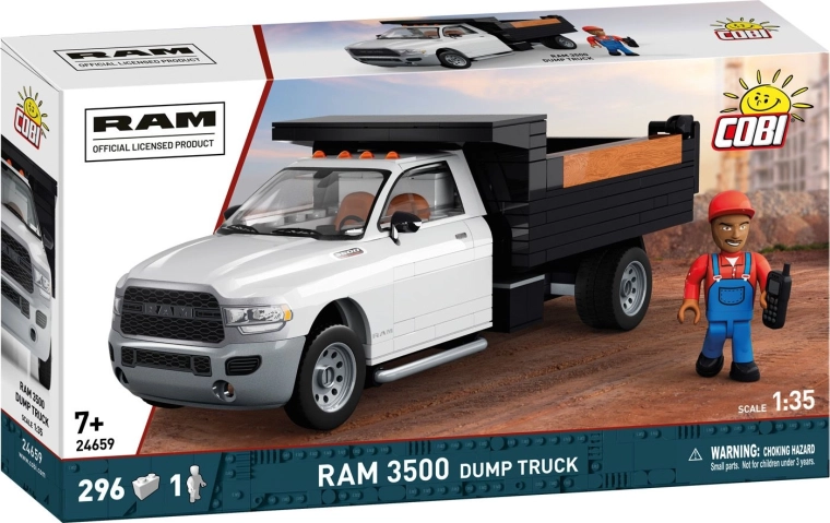 Cobi RAM 3500 camión volquete 1:35 (296 piezas)