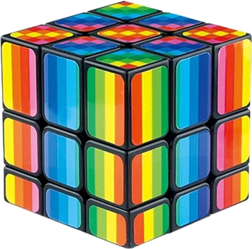 Rompecabezas Cubo Mágico Arcoíris