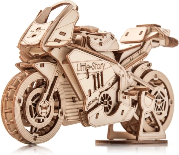 Little Story rompecabezas 3D de madera motocicleta Grand Prix