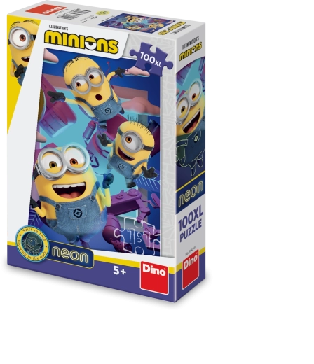 Puzzle neón de los Minions con 100 piezas XL