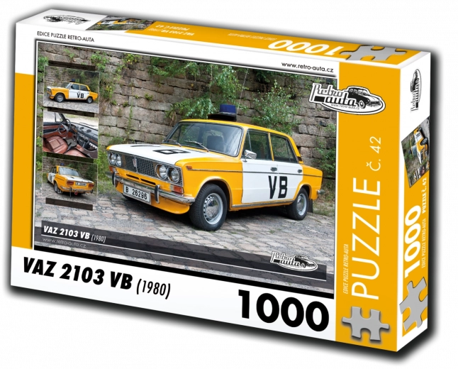 Puzzle RETRO-AUTA VAZ 2103 VB (1980) – 1000 piezas