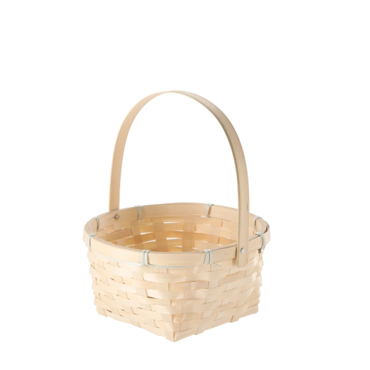 Cesta ligera, pero resistente, en colores pastel