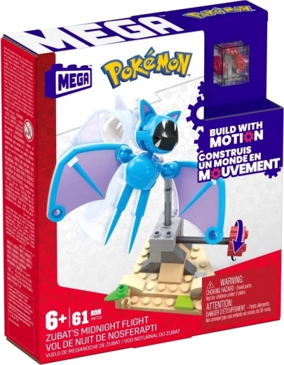 Construcciones de plástico MEGA Pokémon - Vuelo nocturno de Zubat