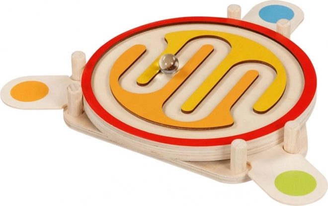 Laberinto de madera con bolita