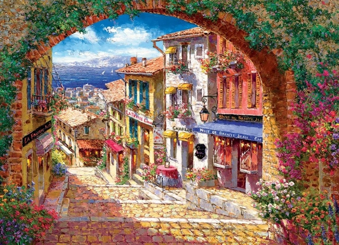Puzzle COBBLE HILL Pasaje abovedado a Cagne 500 piezas