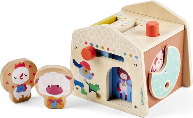 Casita Lilliputiens con juego de escondite