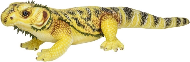 Lagarto de peluche amarillo de 50 cm