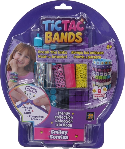 Tictac Bands set para hacer pulseras con emoticonos - 8 unidades