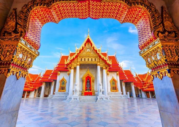Puzzle Enjoy Templo de Mármol Bangkok 1000 piezas