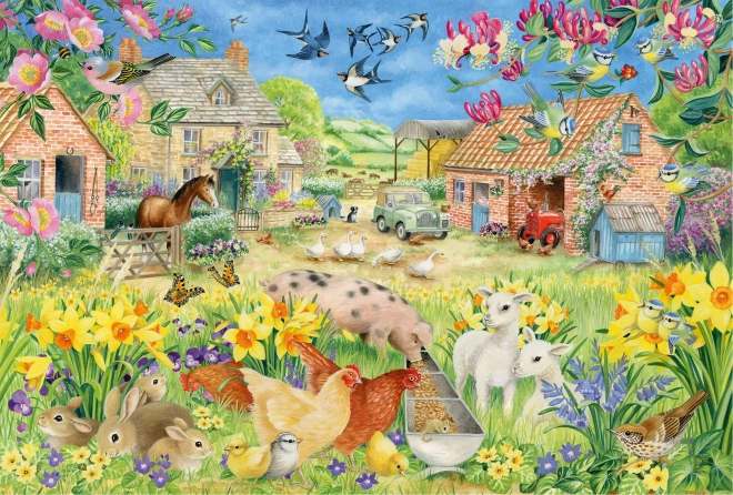 Puzzle Mi pequeña granja 60 piezas SCHMIDT