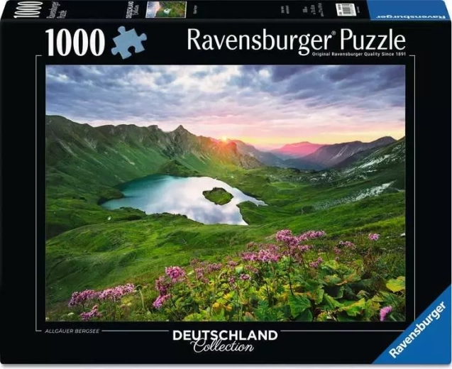 Puzzle Ravensburger Lago de montaña en Allgäu 1000 piezas